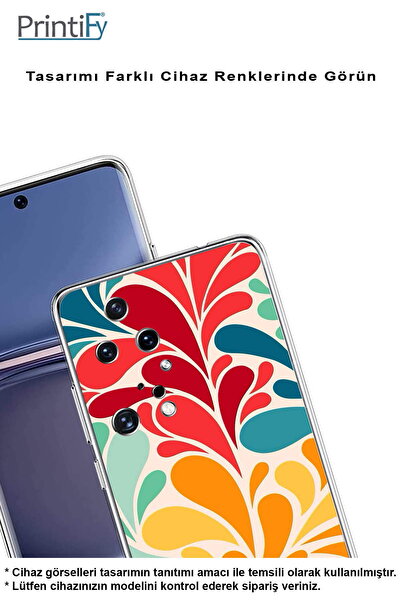 PrintiFy Retro Color 5 Camera Protected Transparent Case Compatible with Xiaomi Redmi 9A