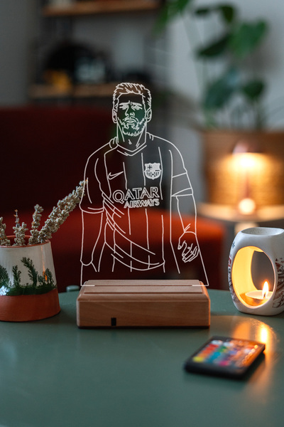 Modiwa Design Lionel Messi 16 Renk Gece Lambası