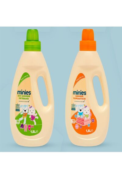Minies Sıvı Çamaşır Deterjanı Ve Yumuşatıcı