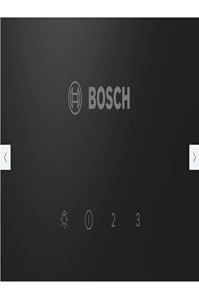 Bosch DWK63PJ60T Siyah Ankastre Cam Davlumbaz
