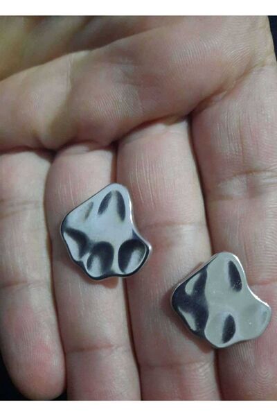 İMREN AKSESUAR Μεταλλικό κουμπί με επίστρωση χωρίς νικέλιο Cat Paw 2,5 cm 1 Συσκευασία 4 τεμάχια