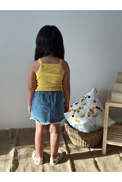 BAHNUR Sarı Renk Bebek Krop