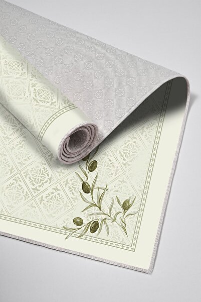 Alanur Home Σετ τουαλέτας Alanur Trend Αντιολισθητική Βάση Ψηφιακό Μπάνιο 2 τεμαχίων Kt459 Πράσινο