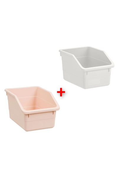 IKEA 2 Adet Dolap İçi Düzenleme Kutusu Plastik İkea 2'li Set Çok Amaçlı Düzen...