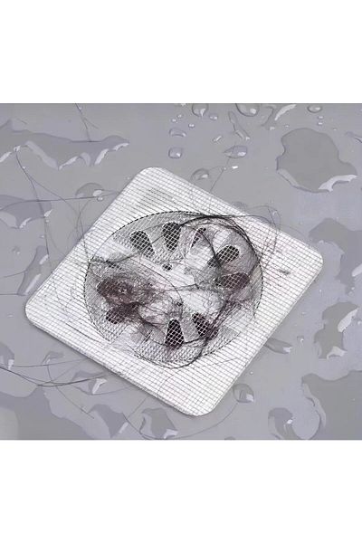 QAZAN 10 Pieces Bathroom Drain - Hair Catcher Strainer, Shower Drain, Anti-Clogging