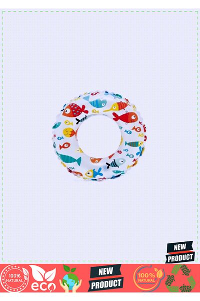 OMZ Is59241 Printed 61cm Bagel Toy - 5 Liter Girl Boy Educational Toy