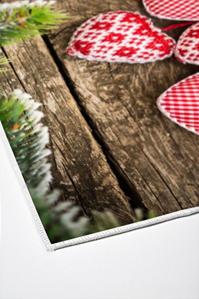 Alanur Home Alanur Trend Non-Slip Base Digital Bathroom 2-Piece Toilet Set Kt426 Red