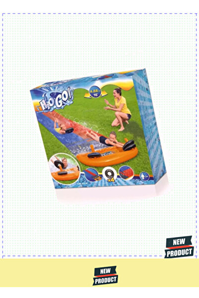 OMZ İki Kişilik Su Kaydırağı 488cm 52391 5 Litre Kız Erkek Çocuk Oyuncakları Eğitici Oyuncaklar