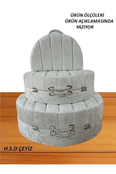 Sonem Çeyiz Super Bridal Makeup Bag - Σετ 3 0524