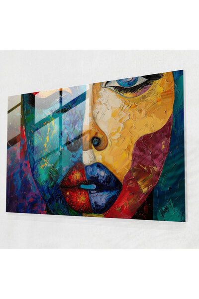 Popcas Fauvism Glass Print Modern Art - Fauvism, Glass Art, Modern Art, Glass...