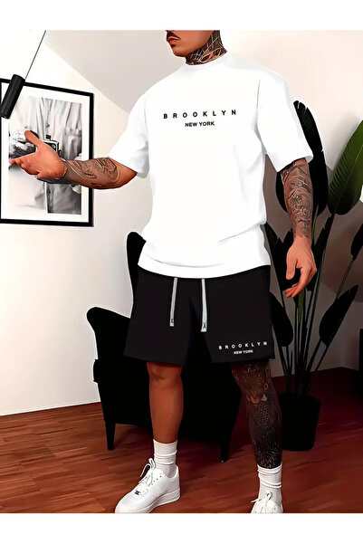 FULL TOLERANCE Σετ σορτς και τοπ σετ Brooklyn printed