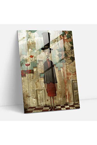 Popcas Dadaism Glass Wall Art Home Decor, Dadaism, Glass Wall Art, Glass Art
