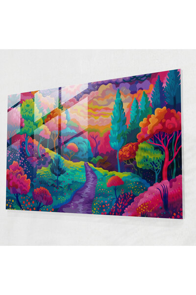 Popcas Fauvism Glass Print Modern Art - Fauvism, Glass Print, Modern Art, Hom...