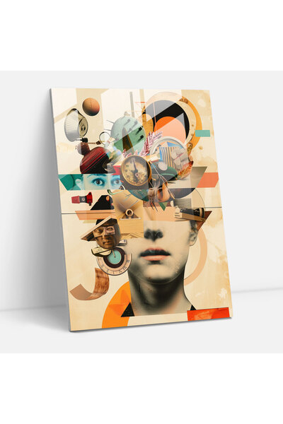 Popcas Dadaism Glass Print Wall Decoration - Dadaism, Modern Art, Glass Art, ...