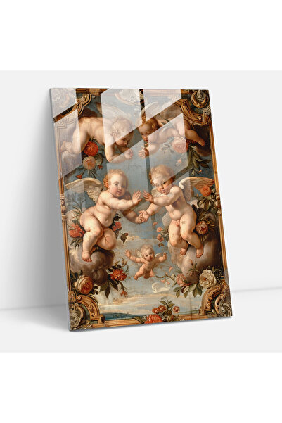 Popcas Cherubs Glass Art - Raffaello Sanzio, Glass Art, Raffaello Sanzio, Hom...