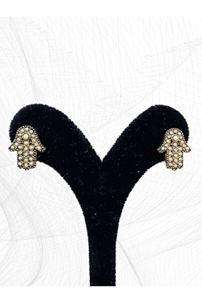 FAYRA ACCESSORIES Fatma Ananın Eli Inci Küpe