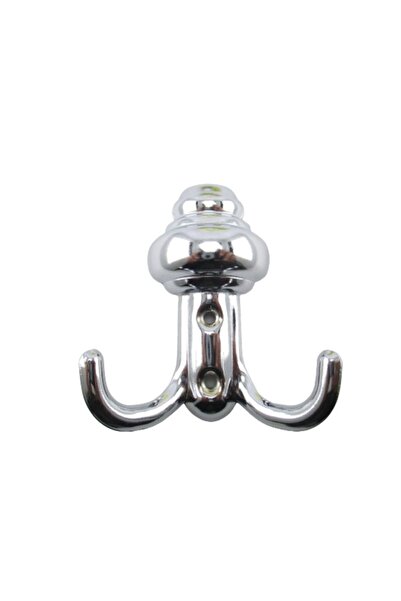 SANEKS شماعة حمام معدنية بلون الكروم