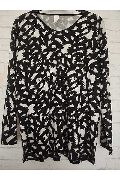 anne moda ankara Μακρυμάνικο καλοκαιρινό μπλουζάκι