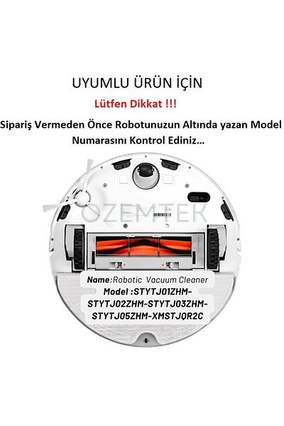 Ozemtek Xiaomi Dreame Vacuum Mop F9 ومجموعة 5 قطع - موديل 1c و 2c، فرشاة جانبية ذات 6 أذرع