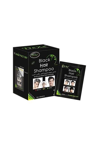 Dexe 25 ml Black Shampoo Set - Pack of 10 8680140102493