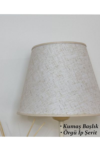 Vivido Home Dora Fabric Cream Lampshade