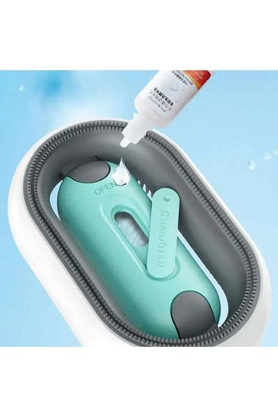 AI Cat Comb with Water Tank Cat Dog Washing Cleaning Comb