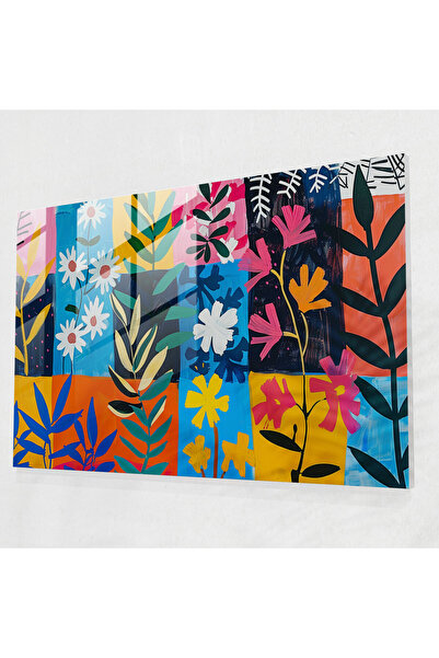 Popcas Henri Matisse Glass Wall Art, Geometric Patterns, Henri Matisse