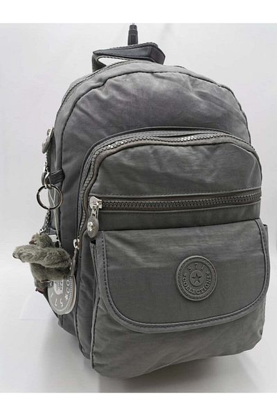 571 Collections Çanta Gray Ultra Light - Multi-Pocket Waterproof Backpack