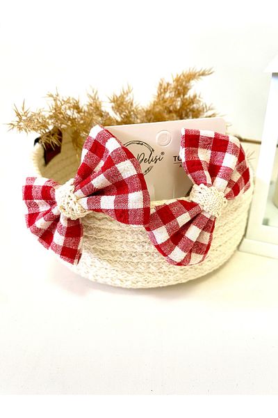 Toka Delisi Double Combination Handmade - Red White Buckle, April 23 New Year Buckle, Children Teen Gift British Style