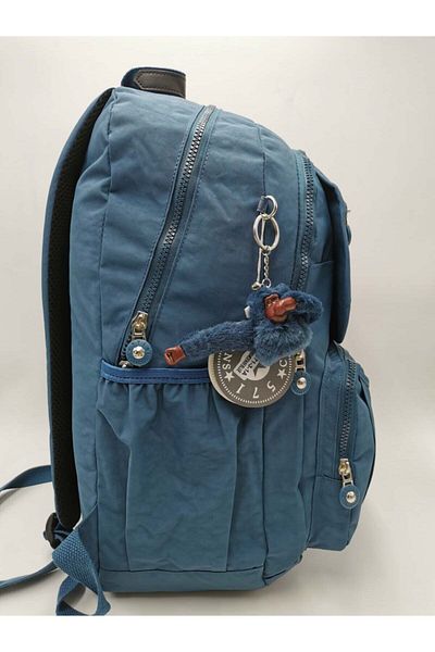 571 Collections Çanta Unisex Μπλε Μεγάλου Όγκου Εξαιρετικά Ελαφρύ Αδιάβροχο Σακίδιο πλάτης με πολλές τσέπες