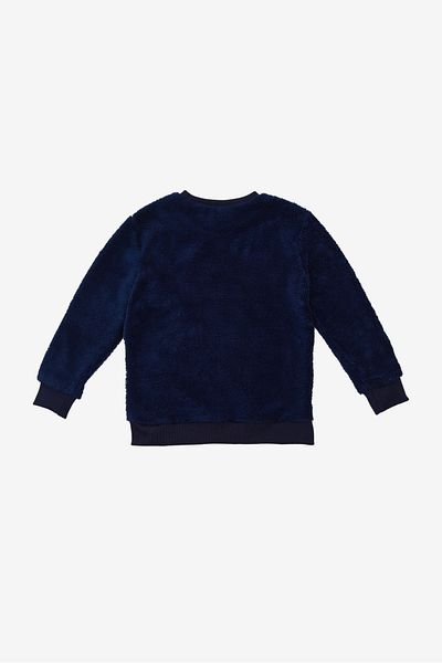 Benetton Boy's Pajama Top - Navy Blue