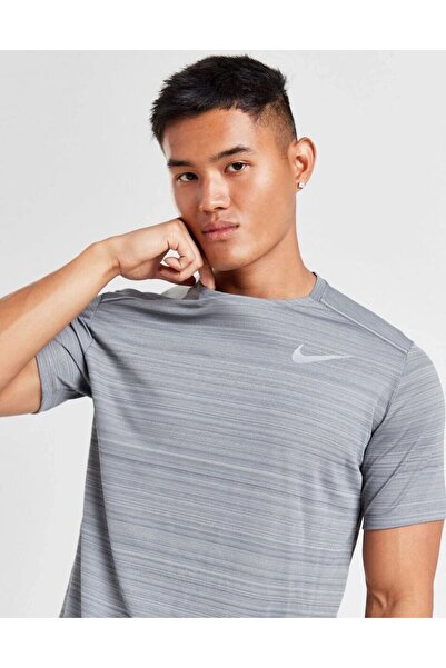 Nike AJ7565-085 Ανδρικό μπλουζάκι Dry Miler Top Ss - M Nk