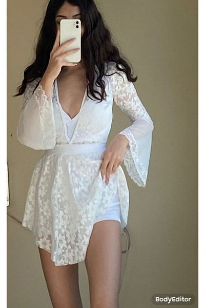 Rosy Live in style Fustă din dantelă Pantaloni scurți evazați Salopetă