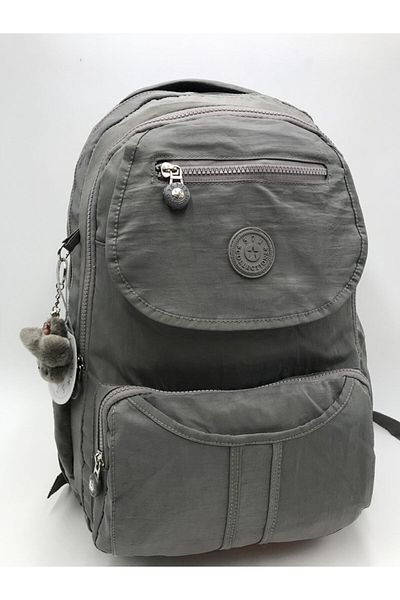 571 Collections Çanta Unisex Γκρι Ultra Light Αδιάβροχο Σακίδιο Πλάτης - Μεγάλος Όγκος, Πολλαπλές Τσέπες