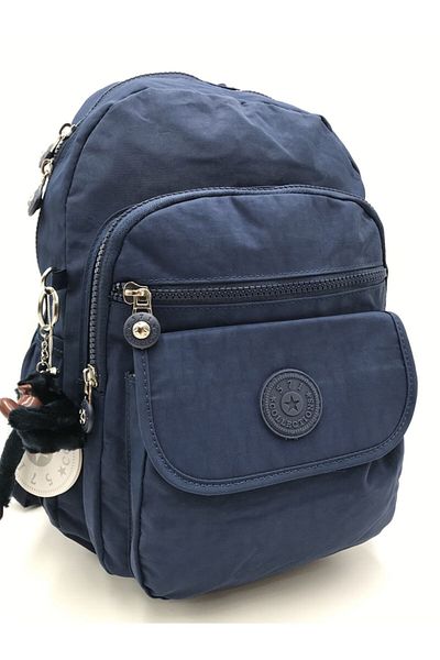 571 Collections Çanta Ultra Light Navy Blue Backpack - Multi Pocket and Waterproof