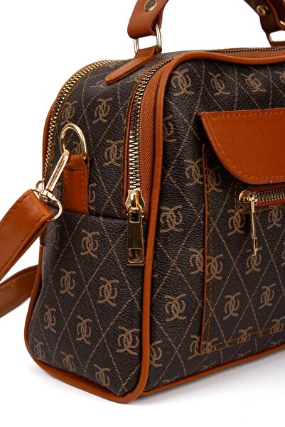 Linatigers Women's Patterned Cross Strap Hand and Shoulder Bag