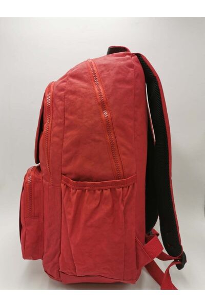 571 Collections Çanta Large Volume Unisex Red Backpack