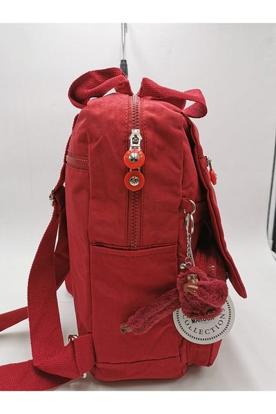 571 Collections Çanta Red Ultra Light Waterproof Unisex Bag - Two Functions for Back and Hand