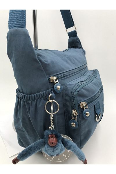 571 Collections Çanta Geantă de umăr pentru femei Blue Cross Strap