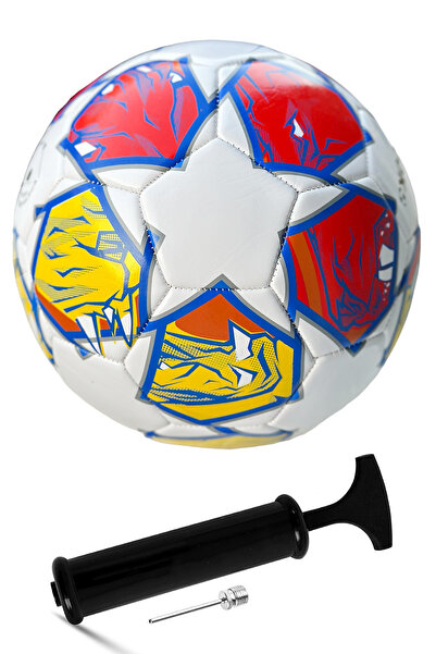 ULTIO Şampiyonlar Ligi Futbol Topu Son Kalite 5 Numara 340 Gr Pompa Hediyeli ...