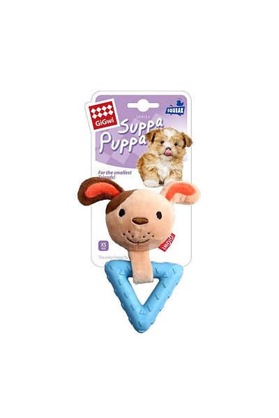 Gigwi GİGWİ SUPPA PUPPA RABBIT TOOTH SCRATCHING PUPPY TOY