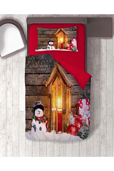 hediyechy Δώρο Παπλωματοθήκη Πρωτοχρονιά & Χριστούγεννα με τύπωμα Σετ Παπλωμα...