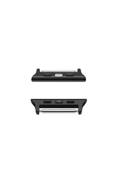 yediseven Apple Watch 42 44 45mm Uyumlu Metal 22mm Kordon Tokası Kayış Adaptö...