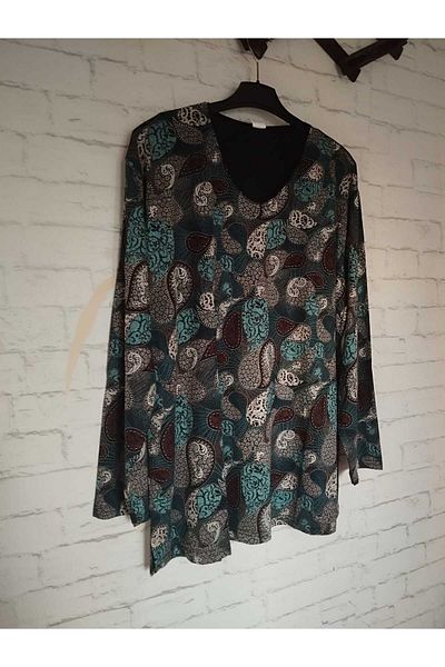 anne moda ankara Μακρυμάνικο καλοκαιρινό μπλουζάκι