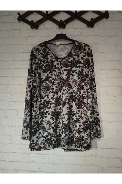 anne moda ankara Μακρυμάνικο καλοκαιρινό μπλουζάκι