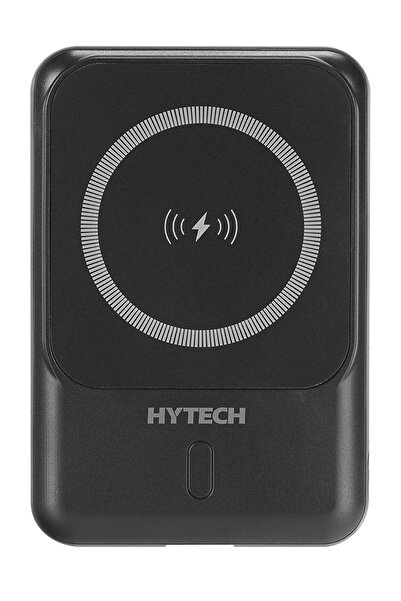 Hytech H50 5000mAh Magsafe 15W PD20W+HSC22.5W Siyah Taşınabilir Pil Şarj Cihazı Powerbank