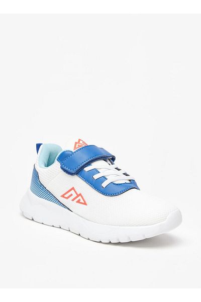 Oaklan by Shoexpress Textured Sports Shoes with Hook and Loop Closure