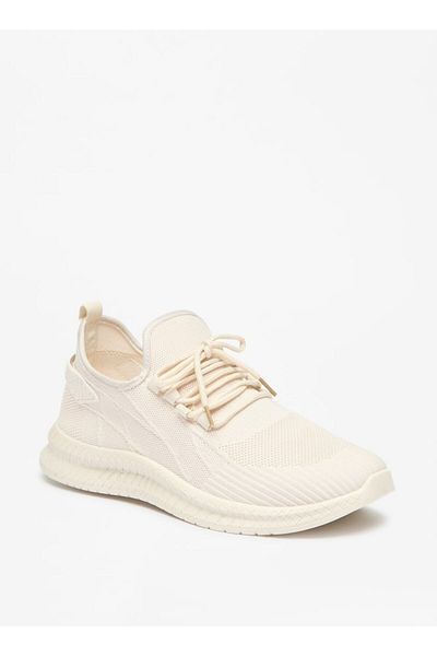 Oaklan by Shoexpress Textured Trainer Shoes with Lace-Up Closure