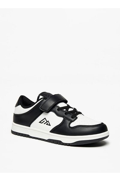 Oaklan by Shoexpress Panelled Sports Shoes with Hook and Loop Closure