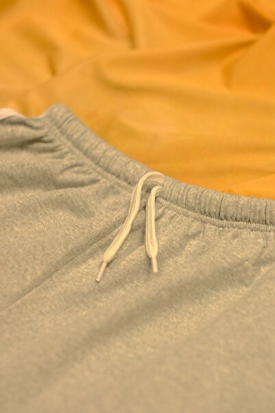 DAXİS Sportwear Company Siyah Gri Mavi Renkli Beyaz Biyeli Penye Yırtmaçlı Ipli Mini Şort